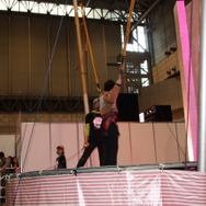 【ニコニコ超会議3】心臓を捧げよ！第2525期訓練兵団入団試験ー実際に“立体機動”を体験