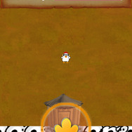 小屋では体力が回復します