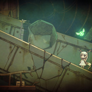 ギミック「坂道を転がり落ちてくる巨大な岩石」