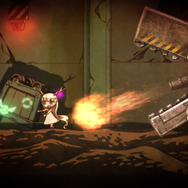 轟音をたて、火炎を吐き出しながら少女に迫る鉄の機械