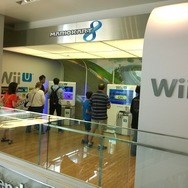 2階のWii U試遊コーナーの一角