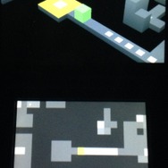 上画面にステージ、下画面にはマップが表示され、「キューブ」を「ゴール」まで転がすことができればステージクリア