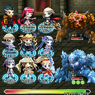 「ゴーレム」×1体と「アイスゴーレム」×1体