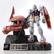 35周年を記念する「ガンダム&シャア専用ザクヘッド(プレミアムVer.)」のビネットアイテムが登場
