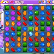 ラッキーその11。青は9コしか消えなかったが、ストライプとラッピングが並んだ。残り3手、クリアが見えてきた。