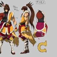 設定画「前田慶次」（全身1）