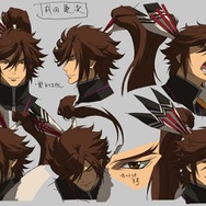 設定画「前田慶次」（表情）