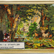 フリーマーケットで買った絵画をレトロゲームとマッシュアップさせたアート作品