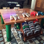 脅威のDIY精神!海外ファン手作りの「ニンテンドウ64内蔵テーブル」