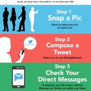 コミコン2014でつぶやくと『スマブラ for 3DS』のデモがプレイできるかも？ ― 任天堂がキャンペーンを展開