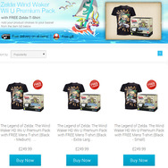 英国任天堂オンラインストアで『ゼルダの伝説』TシャツがセットになったWii Uと3DS本体が販売開始