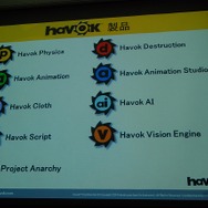 Havokの製品群