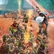 炎の薙刀を何本も作り出し、一斉に発射