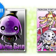 ガンホーのキャラクターたちがカードに