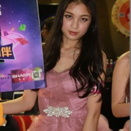 【China Joy 2014】雨の上海、でも熱気十分の会場でお出迎え、美女コンパニオン二日目編