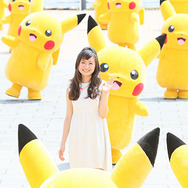 ピカチュウ50匹が大集合! ディアンシー役・松本まりかも大興奮