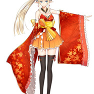 『シャイニング・レゾナンス』キリカは、歌に合わせて衣装をチェンジ ─ 鮮やかな紅葉柄のコスチュームをお披露目