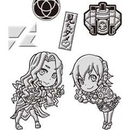 ボーダーブレイク』蒔絵シール Ver.2 ヒルダ&チヒロ