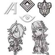 ボーダーブレイク』蒔絵シール Ver.2 ゼラ&ジーナ