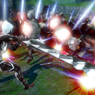 巨大な剣を振り回し、ハイラル兵を一掃する