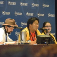 アニプレックスの柏田真一郎氏のパネル会場