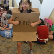 ダンボールガンダムのコスプレ「俺がガンダムだ！」