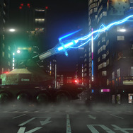 メーサー殺獣光線車による攻撃