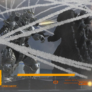 機龍が登場してゴジラはピンチに