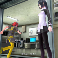 隔離病棟へと侵入した主人公を、警備員から匿う悠子