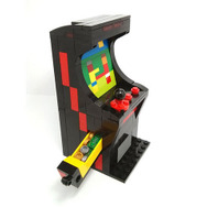 LEGOブロックでミニサイズのアーケードゲーム筐体を再現したファンアート