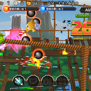 砲弾が降ってくるので、道中は赤い照準に注意！