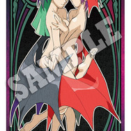 ヴァンパイア ビッグタペストリー「モリガン&リリス」