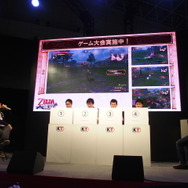【TGS 2014】勇者リンクはやっぱり強かった!竹若元博さん、田村裕さんも駆けつけた『ゼルダ無双』ゲーム大会