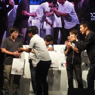 【TGS 2014】勇者リンクはやっぱり強かった!竹若元博さん、田村裕さんも駆けつけた『ゼルダ無双』ゲーム大会