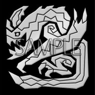 MH4G 蒔絵ステッカー（セルレギオスアイコン）