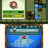 8bitテイストな謎解きアクションRPG『フェアルーン』3DSで配信、片手操作にも対応