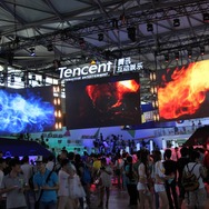 中国ゲームショウでのテンセントブース