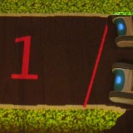 プロジェクションマッピングと「走るiPhone」で、レースゲームのサーキットを自室で再現!バナナを置くことも