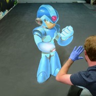 ロックマンのチョークアートが登場!ロックバスターまで再現された、その過程を映像で