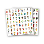 初回封入特典「ご当地キャラ大集合ステッカー」（※画像はイメージです）