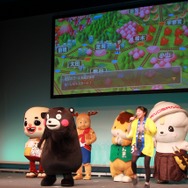 サプライズで「くまモン体操」を披露