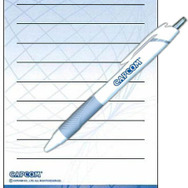 カプコン特製ボールペンとメモ帳