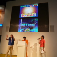 【TGS2008】ダンディ坂野さんも登場！DS『スペース パズルボブル』ゲーム大会