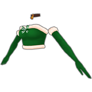 限定SRサンタトップス（緑）