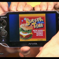 『バーガータイム』の実機プレイも披露(ニコニコ生放送 ゲーム情報発信!「プレコミュ」Cafe #54 より)