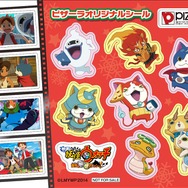 PIZZA-LA×映画「妖怪ウォッチ」、パスケースやポストカードなどオリジナルグッズ4点がセットになったピザ登場