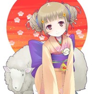 日本郵政の「年賀状ソフト」に萌テンプレが!“羊の擬人化少女”や“メガネな女の子“などなど