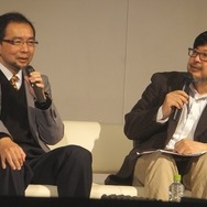 左・梶田秀司氏(産業技術総合研究所 知能システム研究部門ヒューマノイド研究グループ 主任研究員)、右・遠藤諭氏(角川アスキー総合研究所 取締役主席研究員)