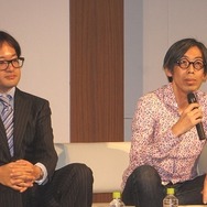 左・稲見昌彦氏(慶應義塾大学大学院メディアデザイン研究科 教授)、右・藤井直敬氏(理化学研究所 脳科学総合研究センター 適応知性研究チーム チームリーダー/ハコスコ 代表取締役)