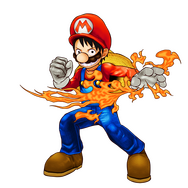 アニメ ワンピース、ポケモン、マリオ ルフィがマリオとコラボ！『ワンピース 超グランドバトル！X